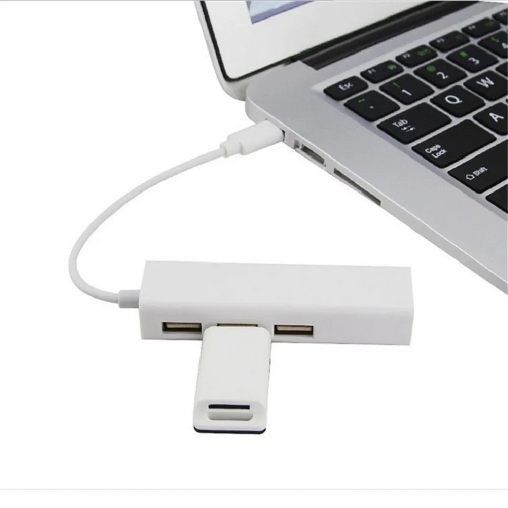 1 шт. высокоскоростная Проводная сетевая карта с 3 портами USB 0 Тип C на RJ45 100 Мбит/с |