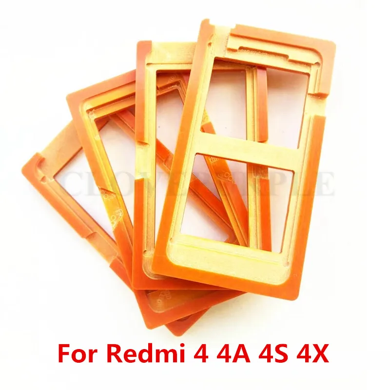 1 шт. клейкая форма для ЖК экрана стеклянная держатель Xiaomi Redmi 4 4A 4S 4X|Корпусы и