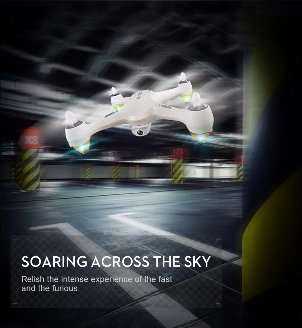 JJRC JJPRO X3 Радиоуправляемый Дрон HAX WIFI FPV Бесщеточный с HD 1080 P Съемная камера GPS