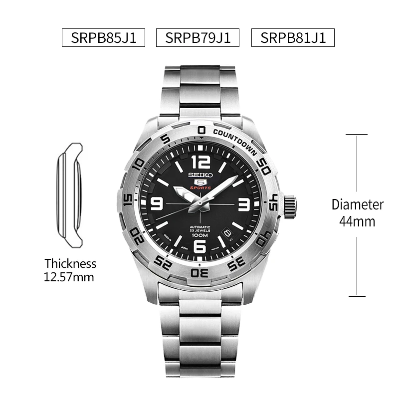 Мужские наручные часы SEIKO 5 100% оригинальные автоматические механические для