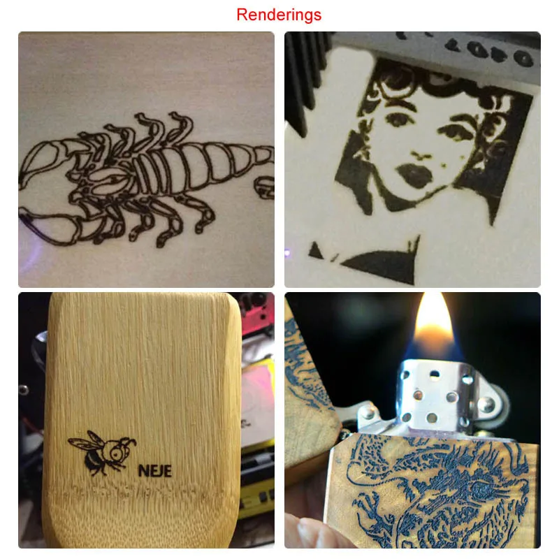 

CNC Laser Engraving Machine DIY Engraver Desktop Wood Router/Cutter/Printer Machine Mini Carver DIY Laser Logo Mark Printer