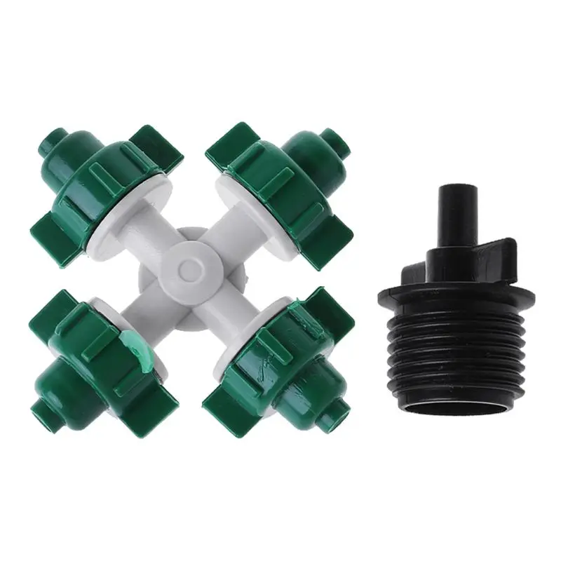 4 распылителя сопла распылитель для рассады внешняя резьба соединитель орошения