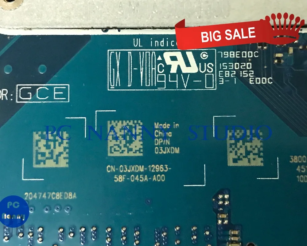 PCNANNY 03JXDM 3JXDM LA-D071P for Dell inspiron 15 5559 Laptop motherboard i5-6200U DDR3L PC Notebook Mainboard tested |