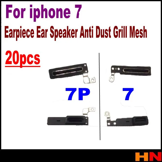 20 шт. Новый внутренний верхний наушник защита от пыли сетка для iPhone 7 7g 4 дюйма 7plus 5
