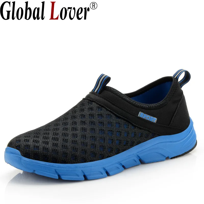 Глобальный Любовник Мужчины Обувь 2016 Модный Бренд Уличной Моды Сетки Высокого