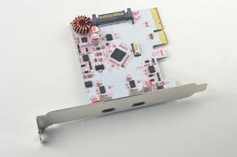 Адаптер Superspeed Type C PCI E на USB 3 1 с 2 портами Расширительная карта для Win 7 8 10|pci-e to usb|usb