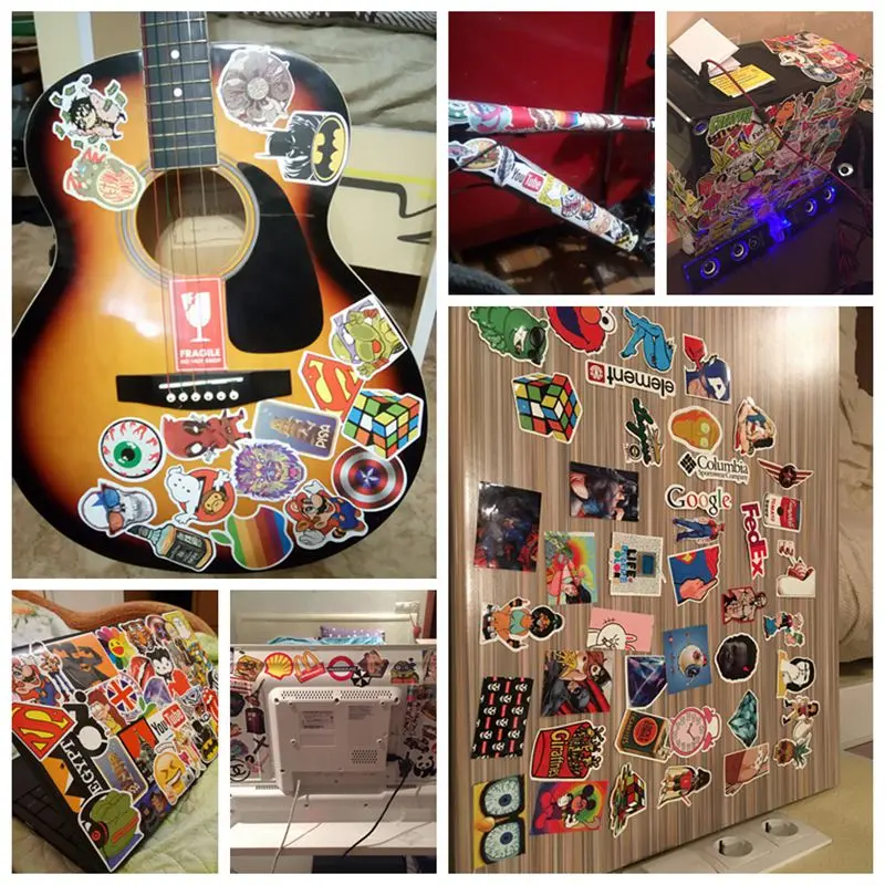 38 шт. аниме наклейки для скейтборда гитары холодильника|Наклейки творчества| |