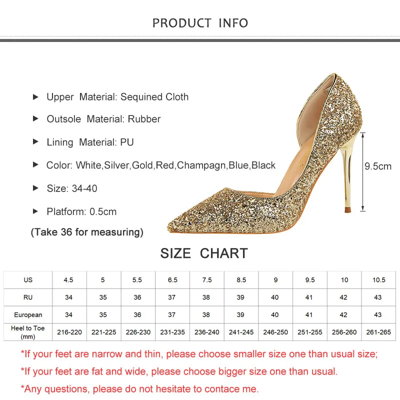 

2019 New Spring Women Pumps High Thin Heel Pointed Toe Shallow Fretwork Sexy Bling Bridal Wedding Women Shoes Gold High Heels