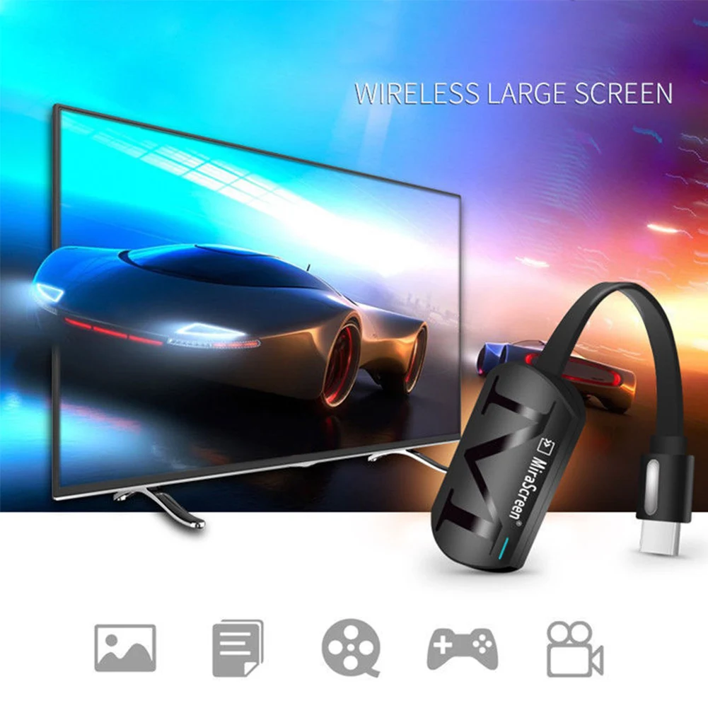 DLNA WiFi Display Receiver TV Dongle Wireless Airplay Miracast Mira Screen Media 1080P G4 HD | Электроника