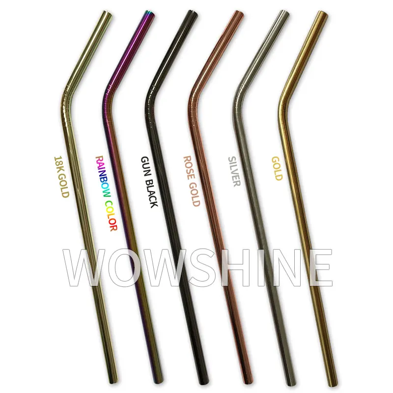 WOWSHINE FDA LFGB 18k золотой/розовое золото/пистолет черный/Серебряный нержавеющая сталь