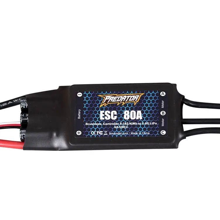

FMS ROCHOBBY 1100mm 1.1m P-51 P51 Strega / Voodoo ESC 80A with 5A SBEC 4S 6S RC Airplane Model Plane Spare Parts Predator