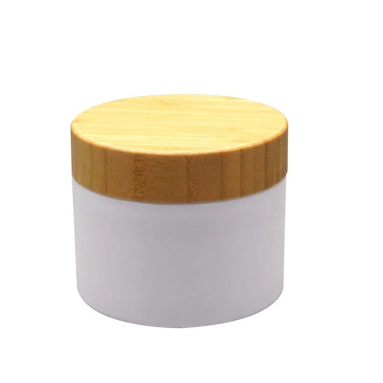 

10pcs 150g Empty Plastic DIY Cosmetic Facial/Eye Cream Jar 150ml PP Mask Bottle with Bamboo Cap Makeup DIY Packaging Container