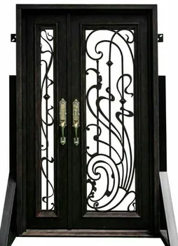 iron single door designs  contemporary wrought iron doors