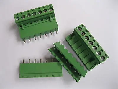 

30 pcs Green 7 pin 5.08mm Screw Terminal Block Connector Pluggable Type