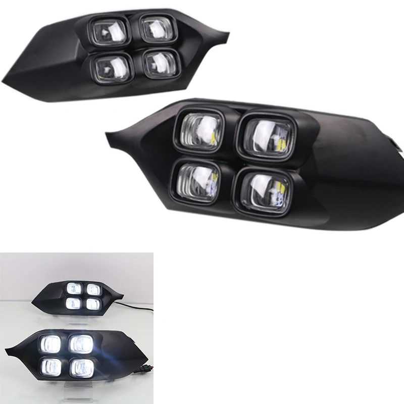 Car Daytime Running Light Abs 12V Led Drl For Mitsubishi Pajero Sport 2016 2017 | Автомобили и мотоциклы