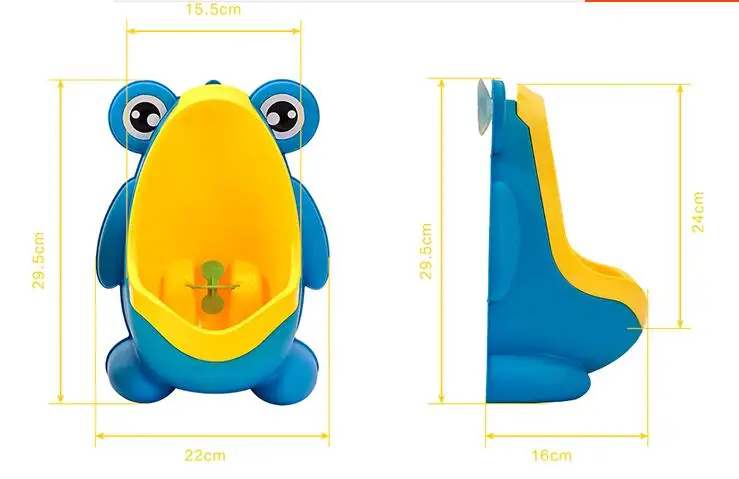 New Promotion kids Urinal Free Shipping PP Frog Children Stand Vertical Wall-Mounted Urine Groove Kids Baby | Обустройство дома