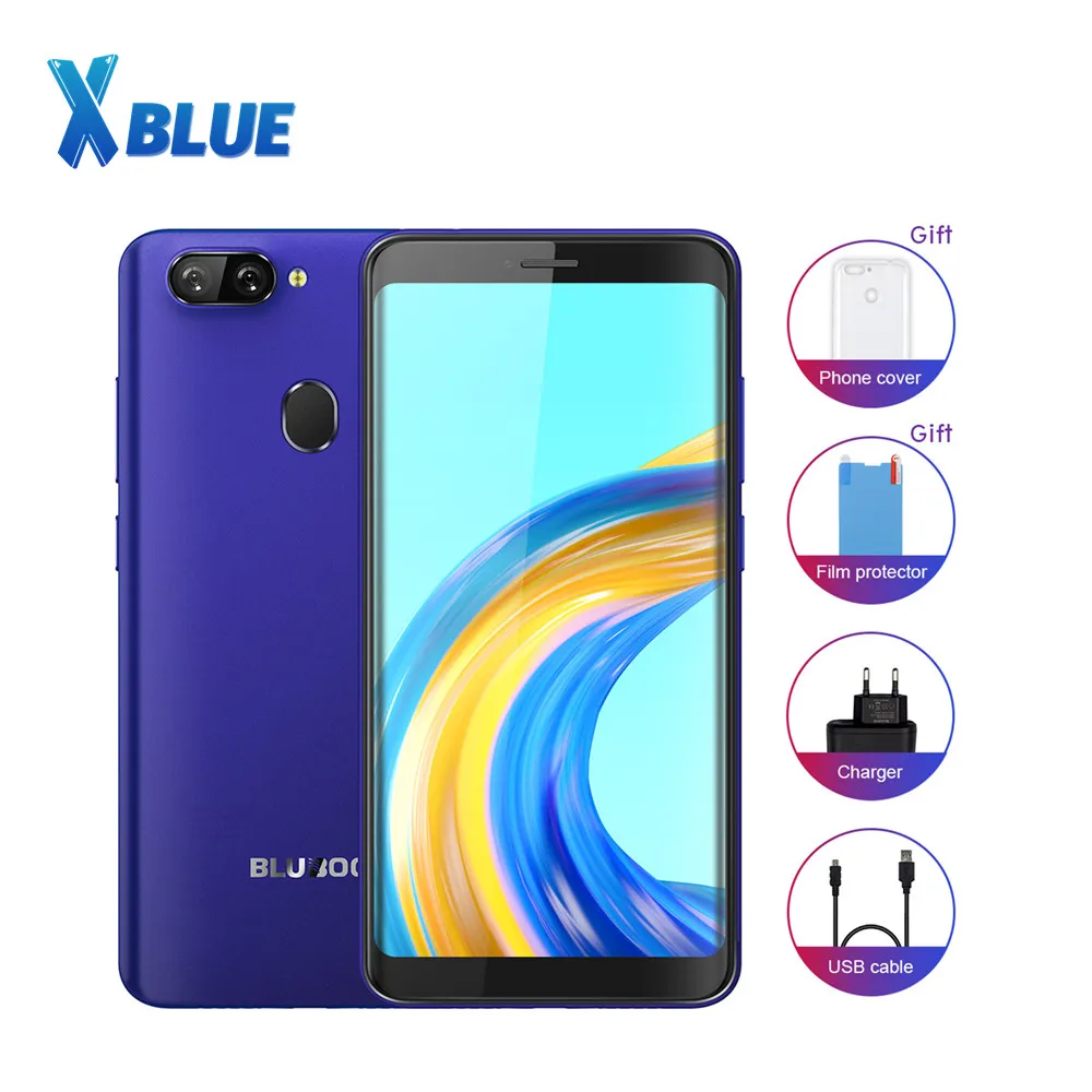 Bluboo D6 pro 4G LTE Android 8 1 5 дюймов MTK6739V четырехъядерный ГГц сканер отпечатка пальца 2 Гб
