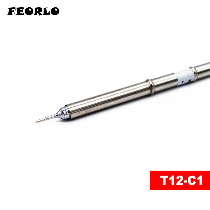 FEORLO 4 шт. T12 C4 BC1 C1 паяльник наконечники серии для Hakko D12/FX 950 Бесплатная