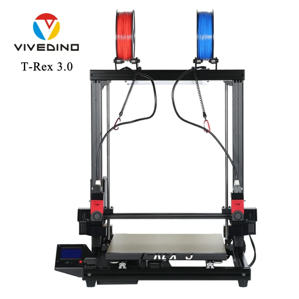 T Rex3 + 3D принтер с отдельной двойной кареткой для высококачественной
