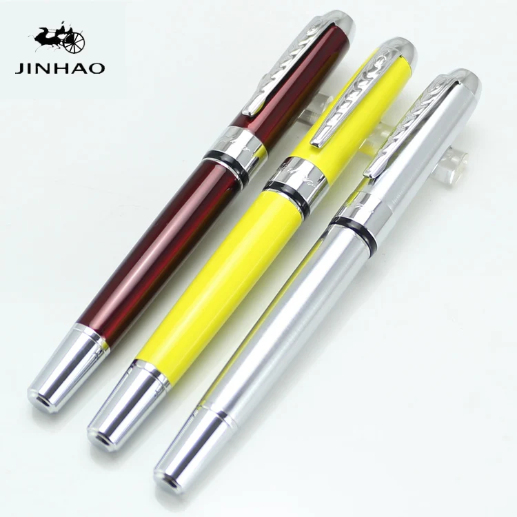 JINHAO 250 модная Милая желтая красная шариковая ручка 17 цветов Лидер продаж стержень