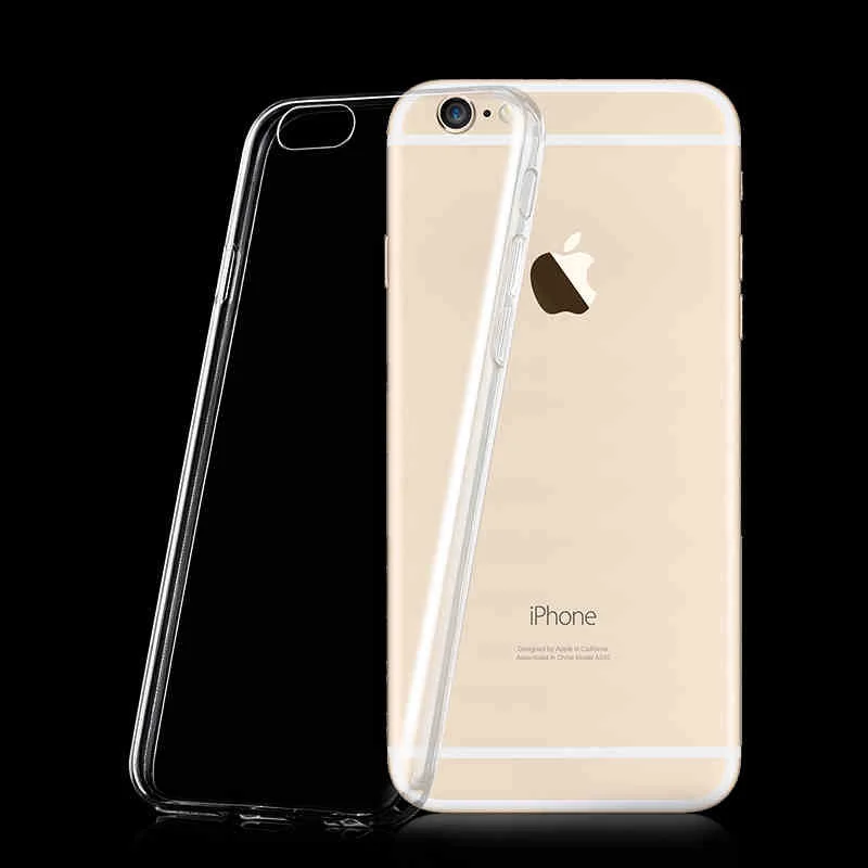Awesome Price protector For iPhone 6 plus 6s 5.5" inch Ultra thin shell Slim Crystal TPU soft Case Cover Back Skin |