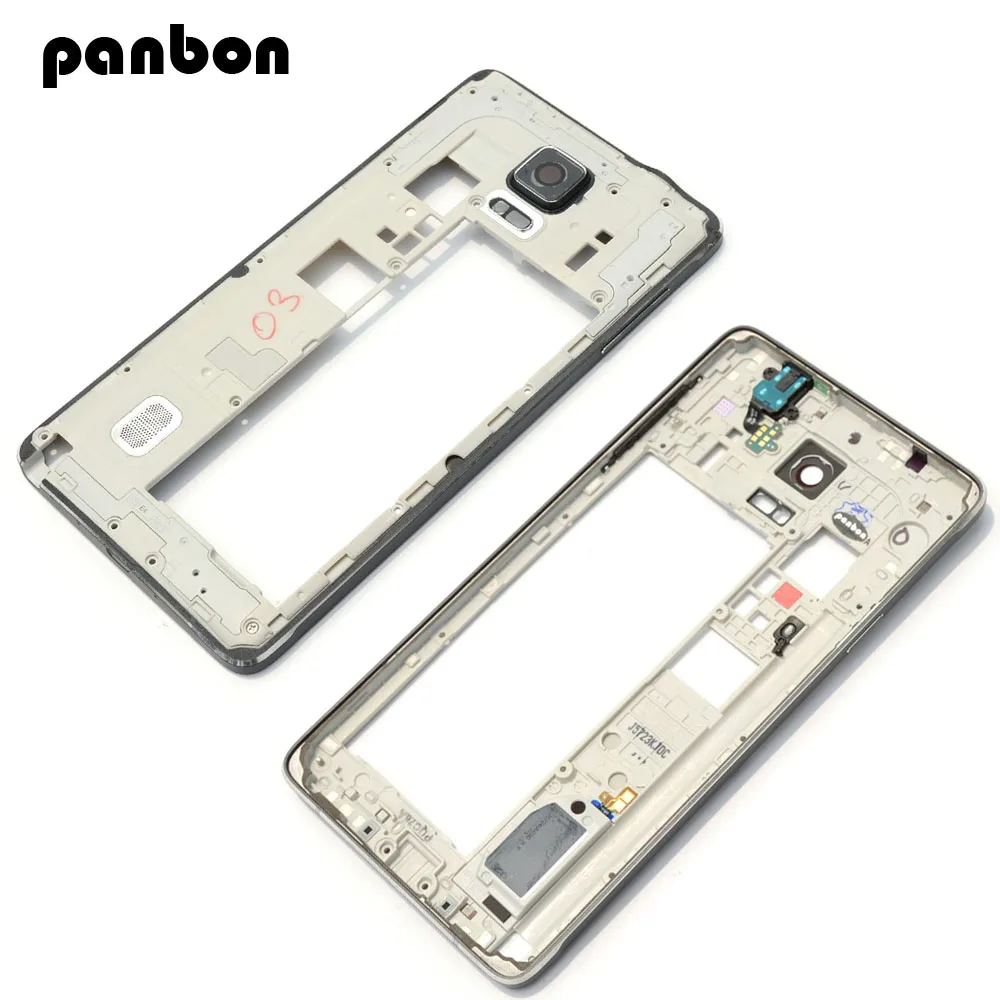 Запасные части Panbon средняя рамка для samsung Galaxy Note 4 Note4 N910F/C/A/P средний корпус экран пластина Ремонт Часть+ Инструменты