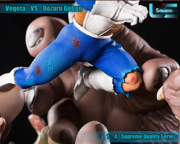 Комический клуб DRAGON BALL 46 см Vegeta VS Son Gohan Big apes форма gk смола статуя фигурка игрушка для коллекции