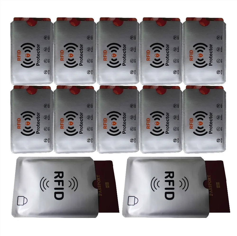 12 шт. защита от кражи RFID для банковских карт|credit card protector rfid|passport sleeverfid blocking |