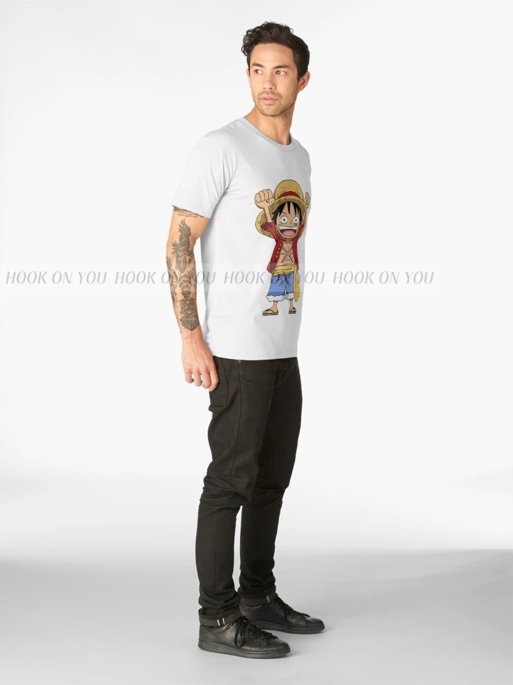 Аниме one piece Monkey D Luffy печать Luffy one piece justice Футболка мужская футболка с круглым вырезом и коротким рукавом Homme плюс размер футболки