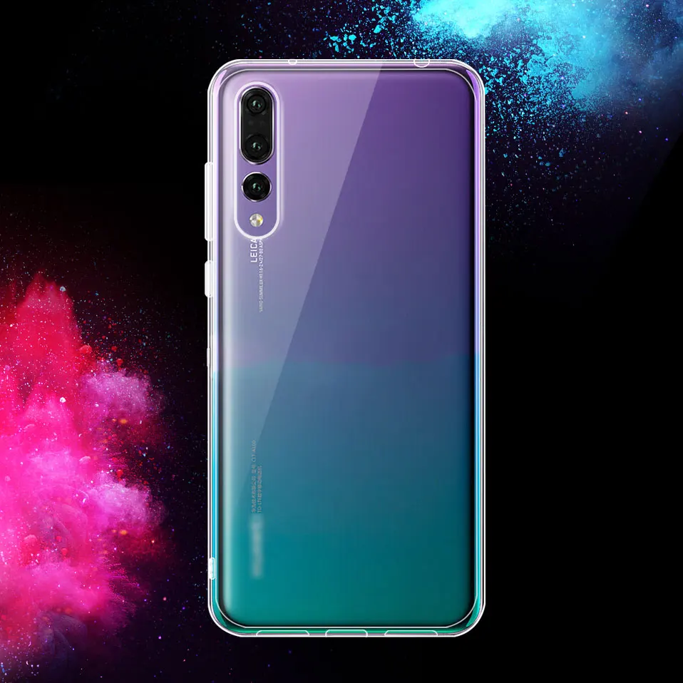 Ультра тонкий для HUAWEI P20 Pro Lite Прозрачный чехол HUAWEIP9 lite P8 2017 прозрачные
