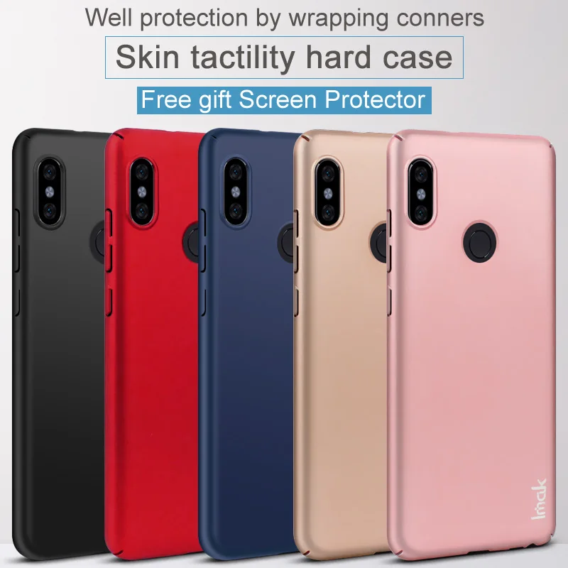 Жесткий чехол IMAK Jazzs для Xiaomi Redmi Note 5 Pro Чехол глянцевый PC полный защитный Note5 AI