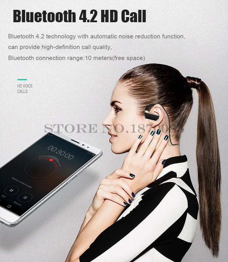Askmeer J2 8G анти-пот Mp3 музыкальный плеер+ Беспроводная Bluetooth гарнитура с микрофоном спортивные наушники для бега наушники для телефона