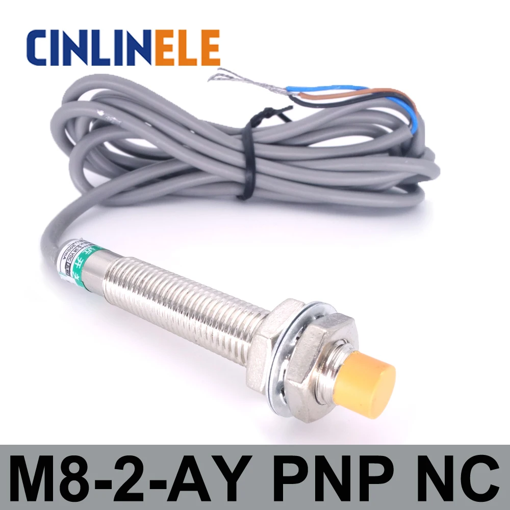Индукционный датчик приближения M8 LJ8A3-2-Z/AY 2 мм 6-36 в DC PNP NC металлический