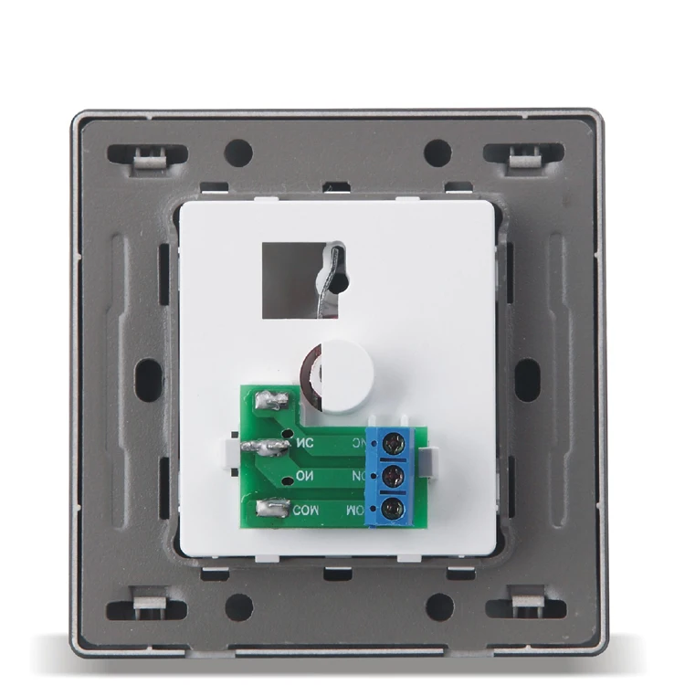 

Home-Installed Wall Switch Socket, 86 Type Concealed Black Steel Frame, Emergency Alarm Button Switch SOS Distress Switch, PC 22