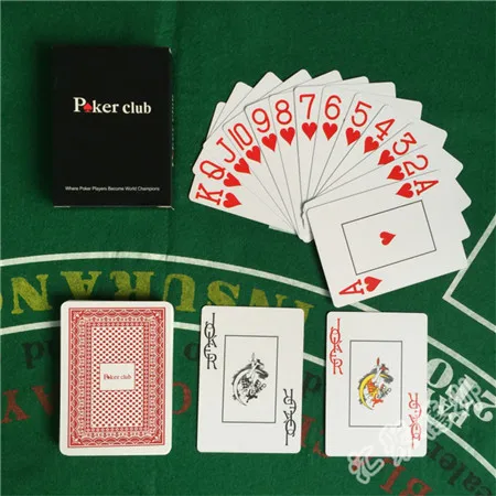 Red Yernea Новые горячие гладкие водонепроницаемые Baccarat Texas Hold'em пластиковые игральные карты ПВХ покер клуб карты износостойкие 2,48*3,46 дюймов - Цвет: Red