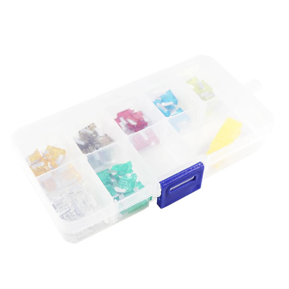 50 шт. 7 значений микро предохранитель лезвия Авто смешанный 5A 7.5A 10A 15A 20A 25A 30A|car