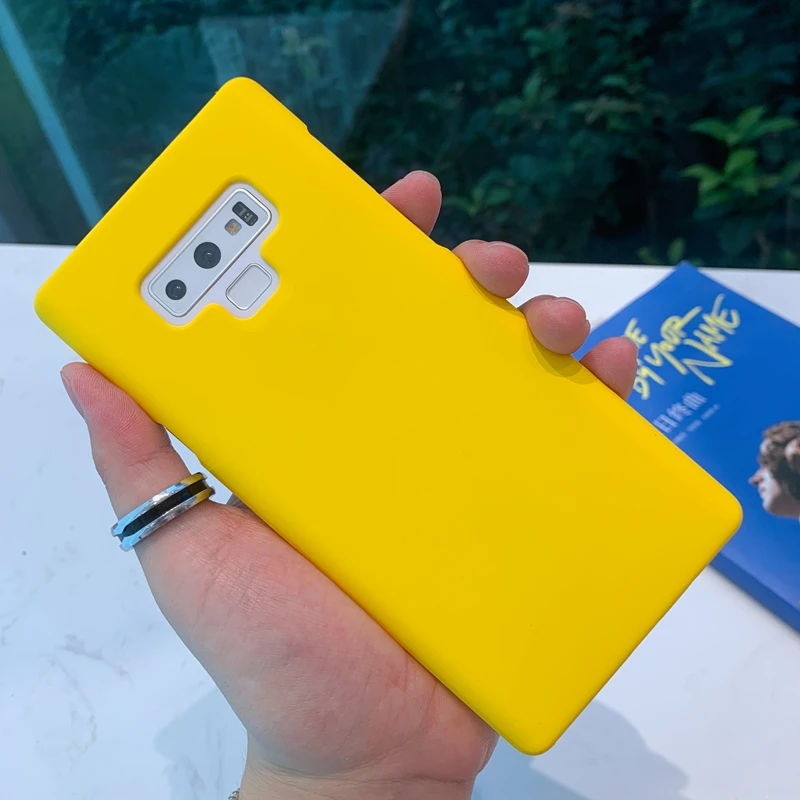 Цветной Матовый Жесткий пластиковый Чехол из поликарбоната для Samsung Galaxy S8 S9 S10 S20