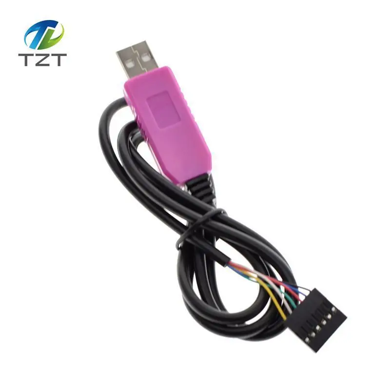 1 шт. PL2303 HXD 6 контактный USB TTL RS232 Преобразователь последовательного кабеля PL2303HXD