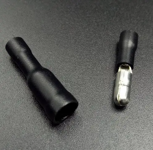50 X обжимные клеммы с черным штекером и гнездом|crimp terminal wire|terminal wirebullet connector crimp