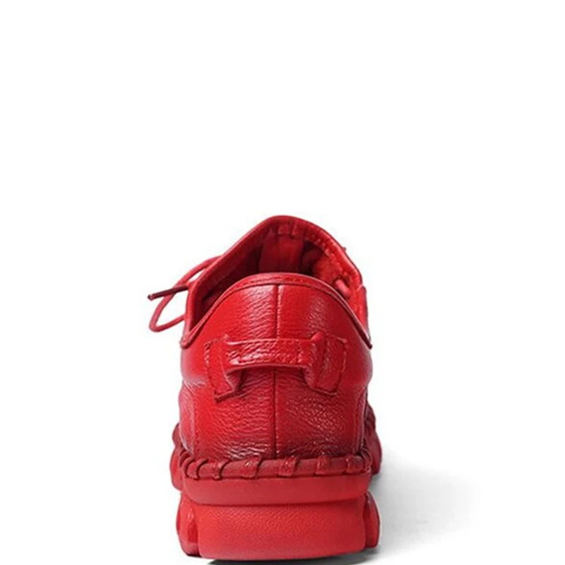 TIMETANG ручной работы из натуральной кожи на плоской подошве женская повседневная