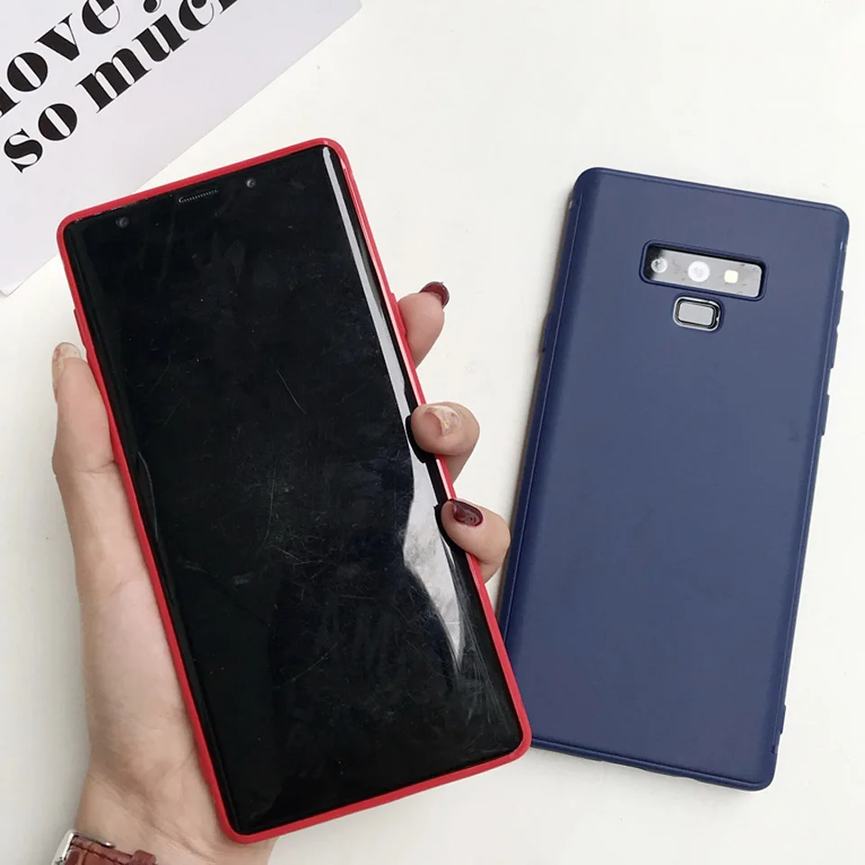 Матовый Силиконовый чехол для Samsung Galaxy Note 9 S9 S8 Plus S6 S7 Edge из ТПУ Meizu MX5 MX6 Pro 6 7 M5 M5S M6 M6S