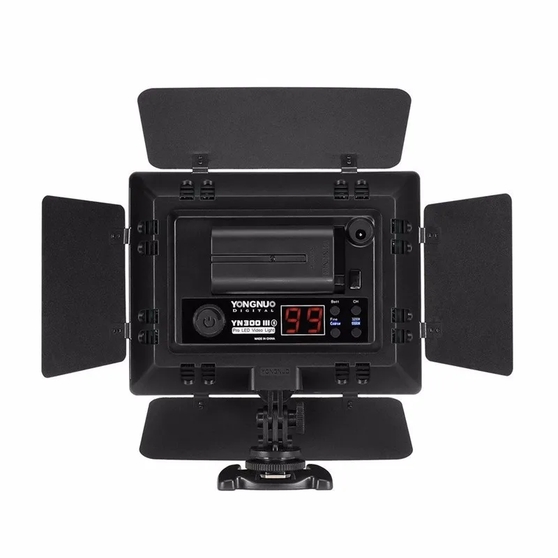 Чехол Yongnuo YN300 III 3200K 5500K Pro со светодиодной подсветкой и жесткой батареей для DSLR