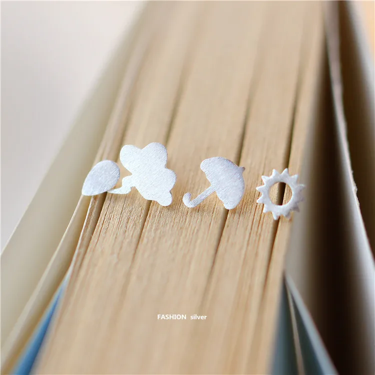 Женские серьги гвоздики из серебра 925 пробы|Серьги-гвоздики| |