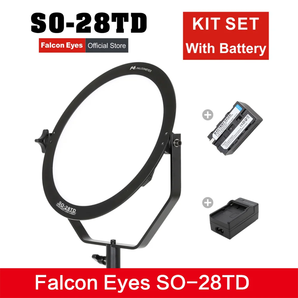 Комплект для фотосъемки Falcon Eyes SO 28TD kit осветительная Светодиодная панель 28 Вт