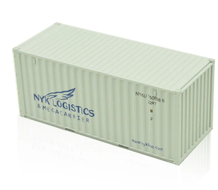 NYK LOGISTICS HO модель поезда 1: 87 20 футов морской контейнер Поезд Модель аксессуары грузовые автомобили - Цвет: NYK LOGISTICS