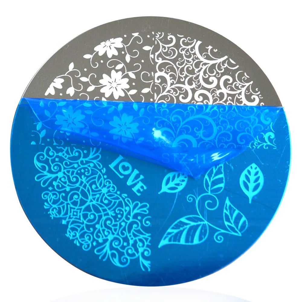 1 шт. красивый цветочный дизайн штамп из нержавеющей стали для дизайна ногтей