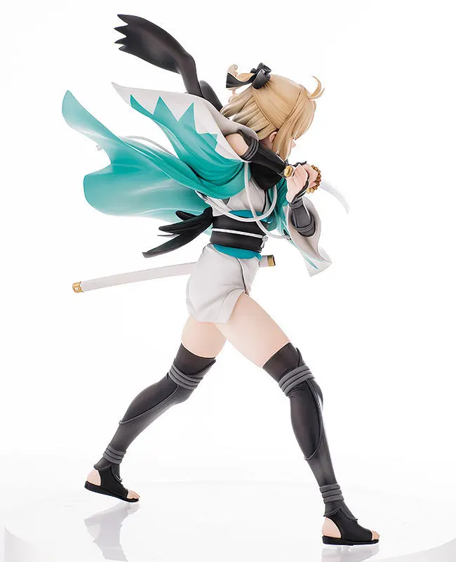 1 шт. 24 5 см ПВХ японская аниме фигурка Аквамарин Fate saber Okita Souji ver экшн Коллекционная