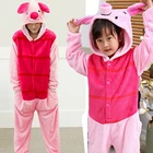 Комбинезон-Кигуруми для детей и взрослых, фланелевый