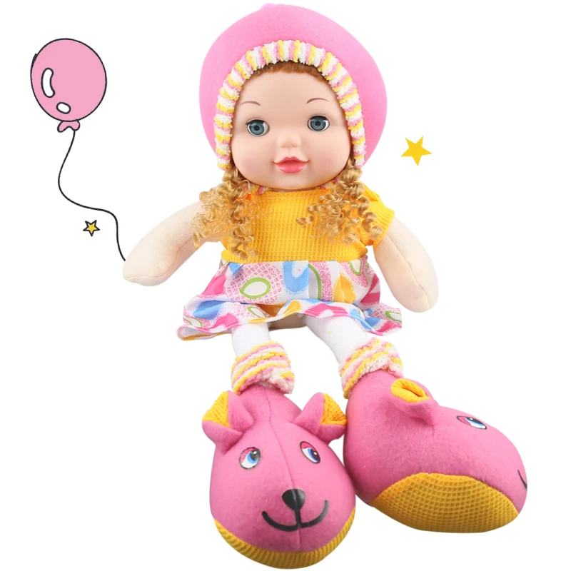 Kawaii плюшевые мягкие игрушки длинные ноги большие глаза американская девочка