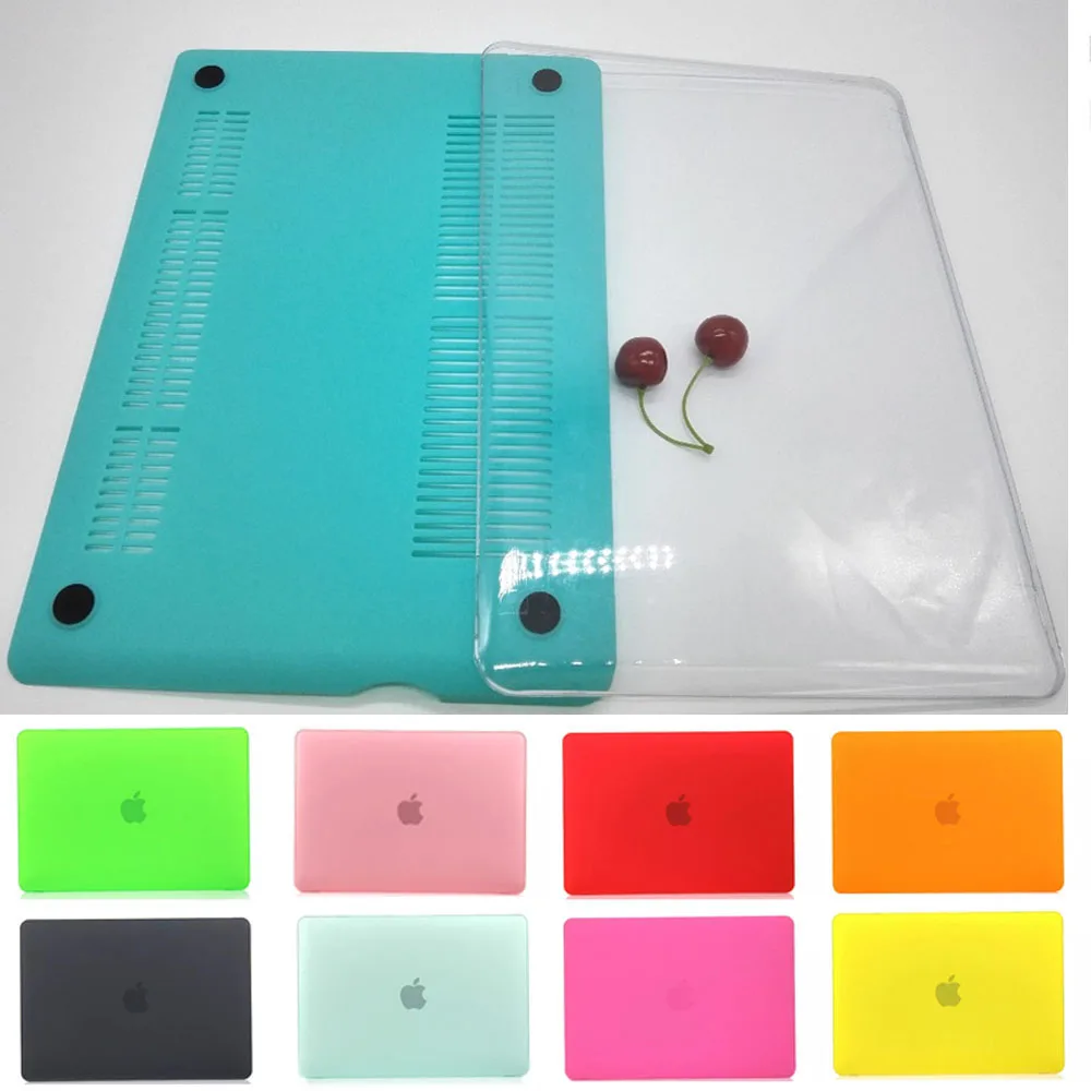 Кристально прозрачный чехол из твердого материала для ноутбука Apple MacBook Pro 13 15 Retina Air 11.
